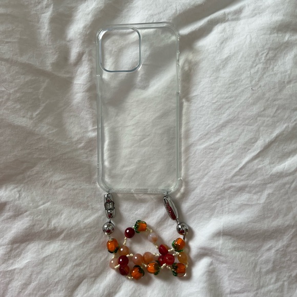 Other - Ossa phone case, persimmon wristlet phone strap